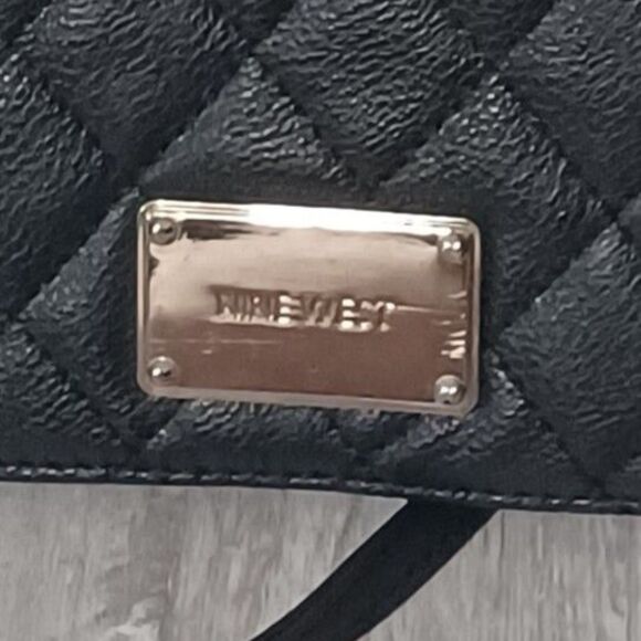 NINE WEST Black Quilted Crossbody - Picture 2 of 5